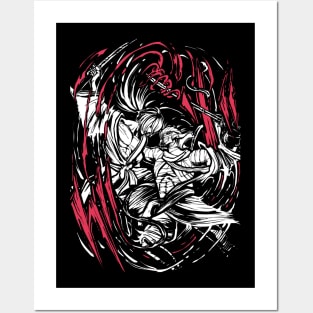 Kenshin vs Shishio Posters and Art